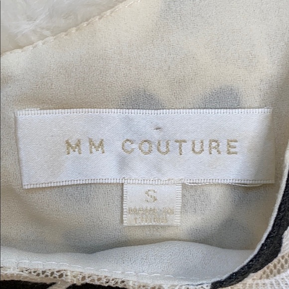 MM Couture Back Button Up Lace Floral Top - Picture 8 of 8